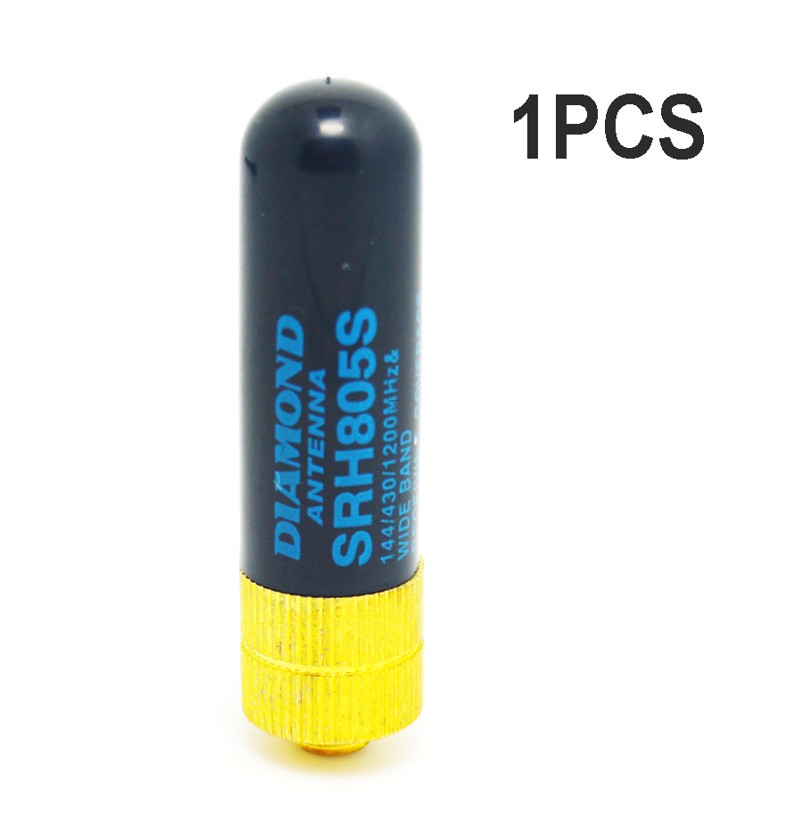 1 PCS SRH805S SMA-F Female Dual Band UHF VHF Antenna Baofeng for GT-3 UV-5R BF-888s Radio FS-SH-3C-519: 1pcs