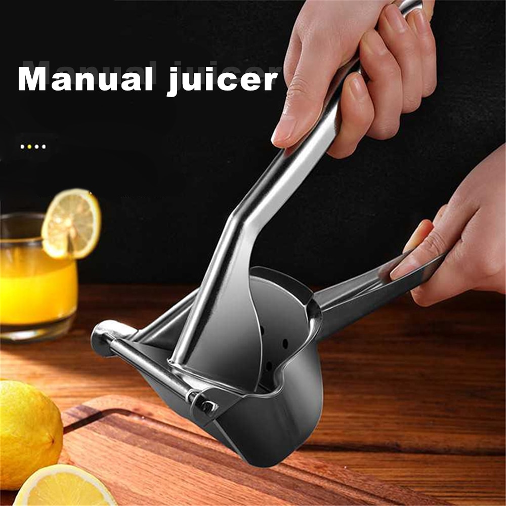 Bärbar citron apelsin manuell fruktjuicer presspress kökstillbehör verktyg handpressad juicemaskin köksprylar