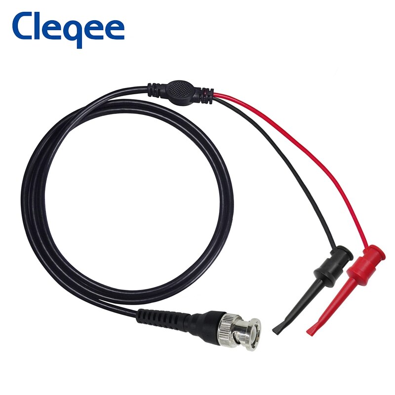 Cleqee P1007B Bnc Opgewaardeerd Dual Test Haakclips Probes Lood Q9 Plug Kabel Ic 500V 5A