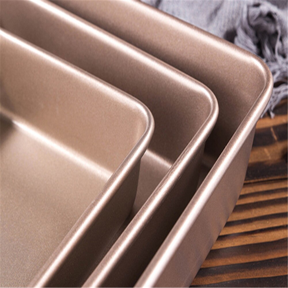 Cake Baking Dish 44*30cm Bakeware Non-stick Baking Dish Bakery Products Bakeware Carbon Steel Bread Oven Dish Rectangle Cake Pan