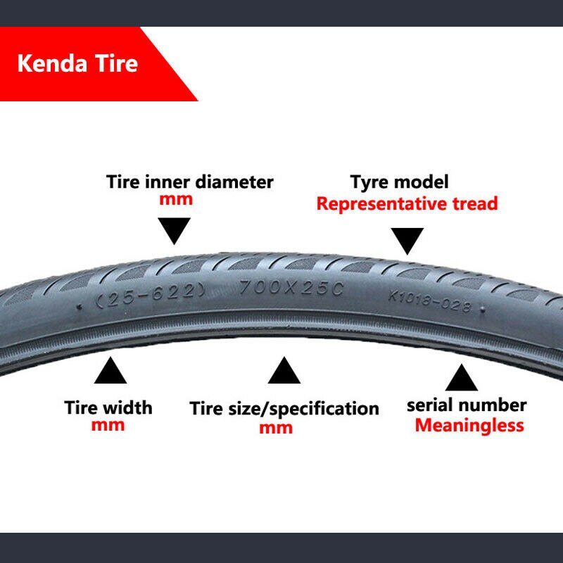 Kenda 700 * 25C Road Fietsen Antislip Banden 60TPI Niet Gevouwen Band 125PSI Fiets Wiel Band Fietsonderdelen