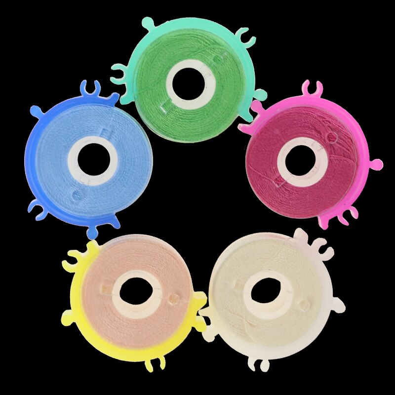10PCS Bobbin clip colorful half moon clip plastic bobbin clip to prevent thread from falling off
