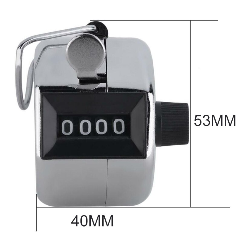 Mechanical 4 Digit Hand Tally Counter Manual Palm Clicker Click Manual Counting hand tally counter