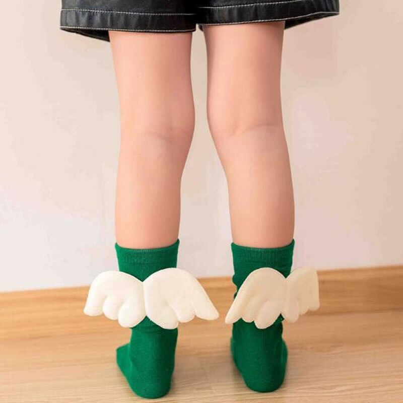 Baby FlüGel Strumpf freundlicher Weiche Baumwolle bein warme Kleinkind Knie Hohe Strumpf studenten sneaker Legwarm Herbst Winter Neue