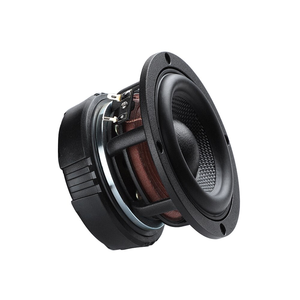 AIYIMA-altavoz Subwoofer de 4,5 pulgadas, Hifi, 4/8 Ohm, 50W, fibra de vidrio, para lavabo, graves profundos, altavoz magnético grande, 1 ud.