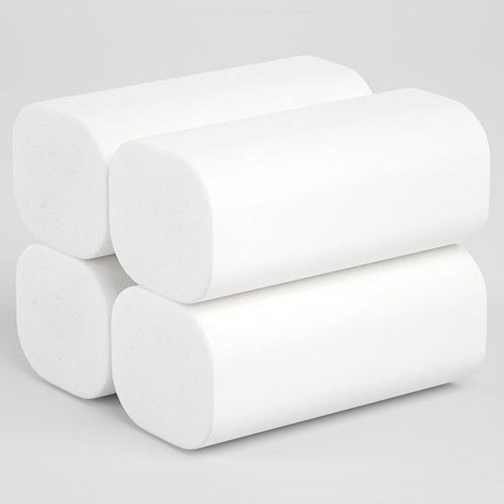 18 Roll Paper Tissue 4 Layers Hygienic Roll Paper Affordable Coreless Special Paper Towels Household Kitchen Toilet Paper Napkin