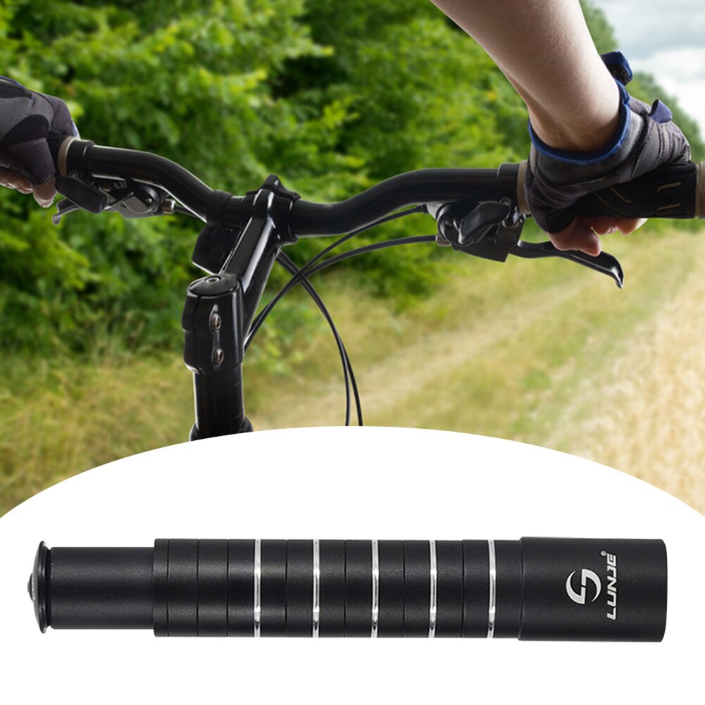 115/180/210mm cyklar gaffelförlängare förlängning styrstam stigare rise up svart cykel adapter hållbara mtb mountain cycling delar