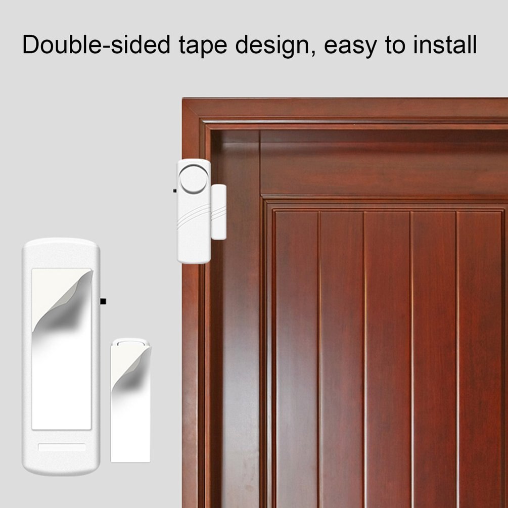 Wireless Door/Window Sensor Alarm Remote Control 85dB Anti-Theft Door Alarms for Kids Safety Home Security System