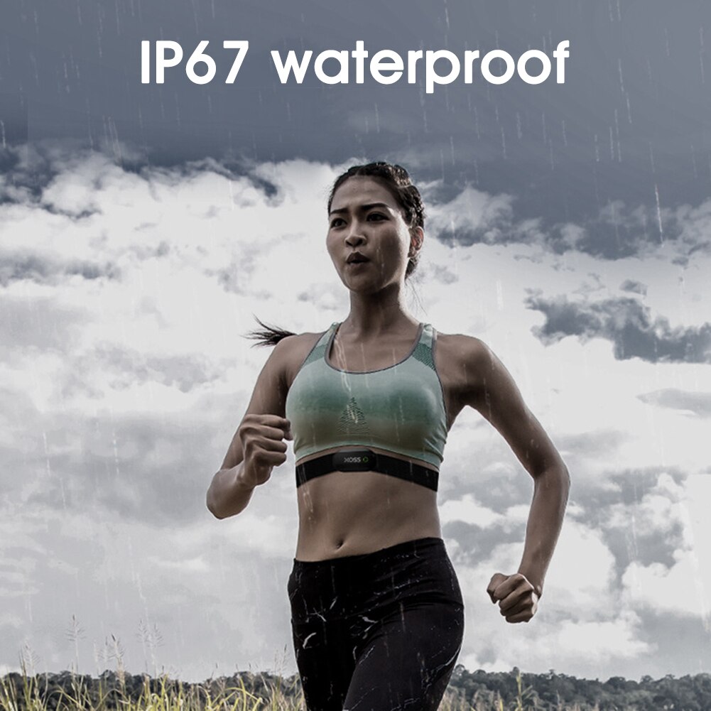 Hartslagsensor Monitor Fitness Tracker Dual Mode Ant & Bluetooth Hartslagmeter Borstband Outdoor