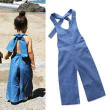 Children Wear Summer Toddler Denim Overalls Jeans For Kids Clothes Baby Girls Jumpsuits Rompers