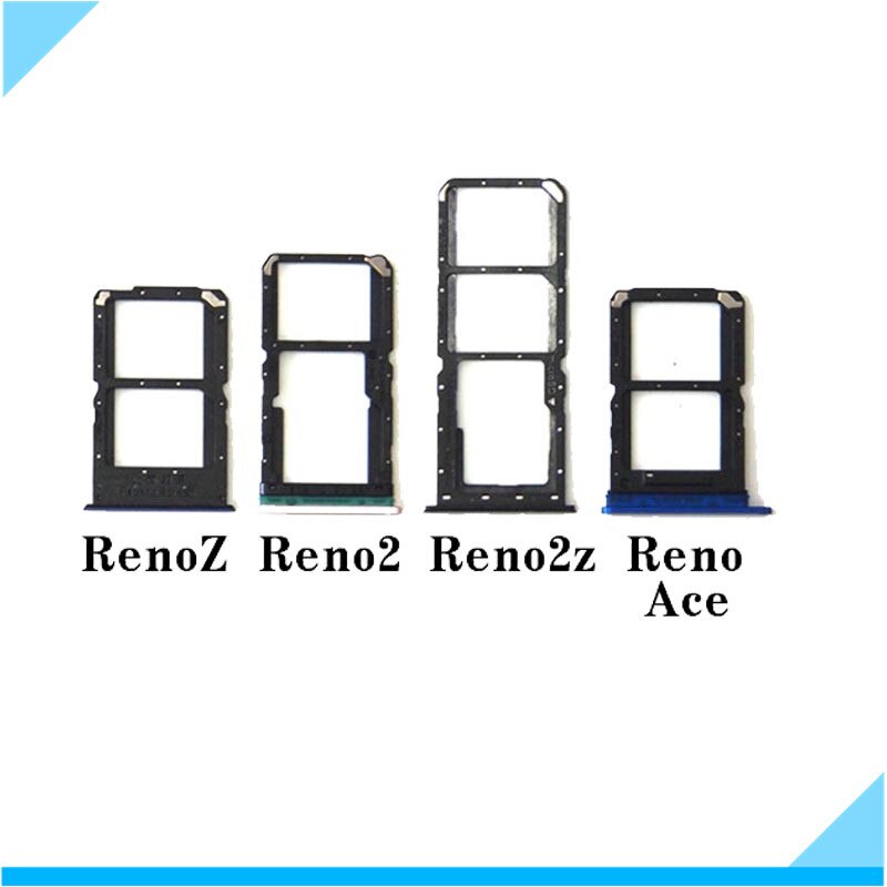 Sim Tray Holder For OPPO Reno2, Reno 2 Z, Reno Z, ACE SIM Card Tray Slot Adapter Socket Replacement Repair Parts