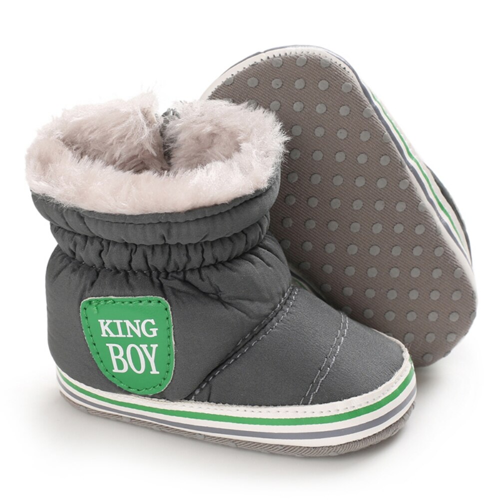 Winter Baby Laarzen Dikke Warme Schoenen Gesp Meisjes Laarzen Jongens Snowboots Kids Schoenen: H1 / 13-18 months