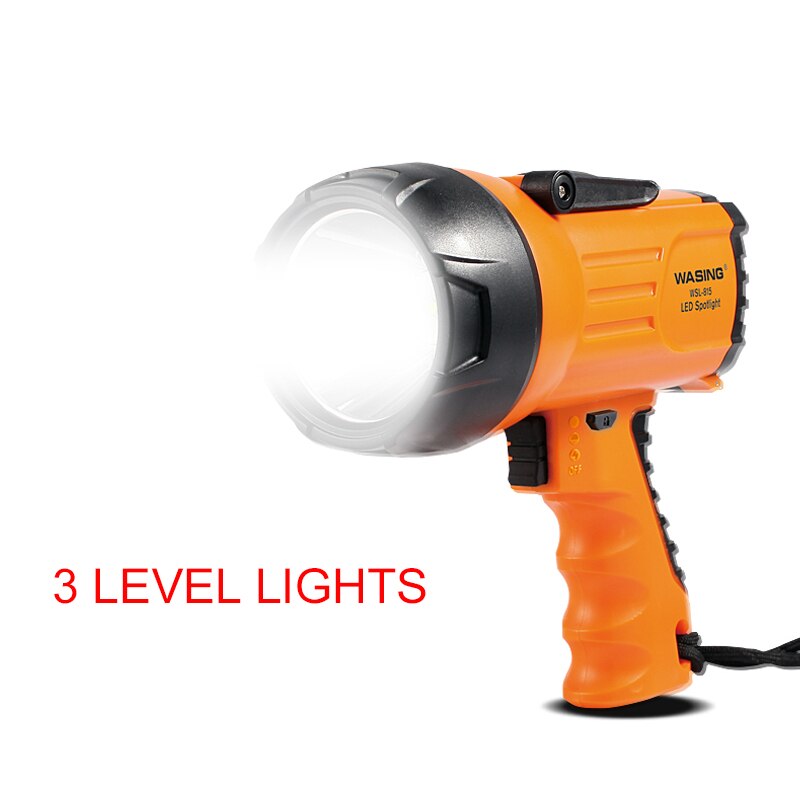 Draagbare schijnwerper led oplaadbare schijnwerper 815 10 watt 1000 lumen draagbare buiten zoeklicht noodwerk zaklamp: Default Title