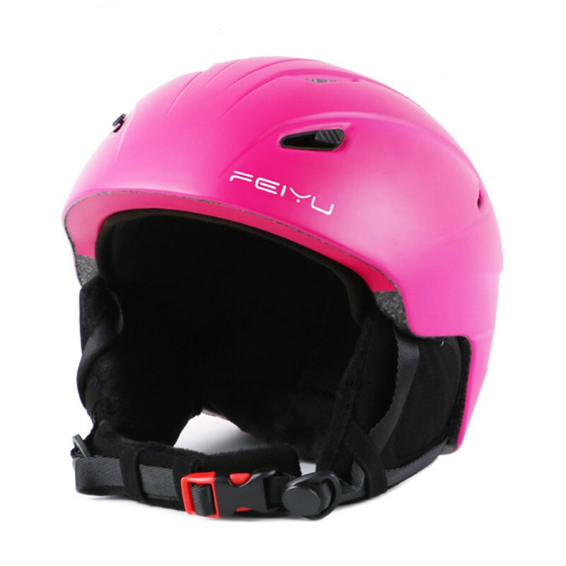 Skiing Helmet Outdoor Sports Ski Helmet Adults Protective Breathable Warm Snowboard Helmet In-mold Skating Helmets M/L: Pink / M