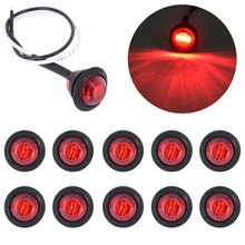 Automarkering vrachtwagenverlichting mini rode knoplampen super helder lange levensduur