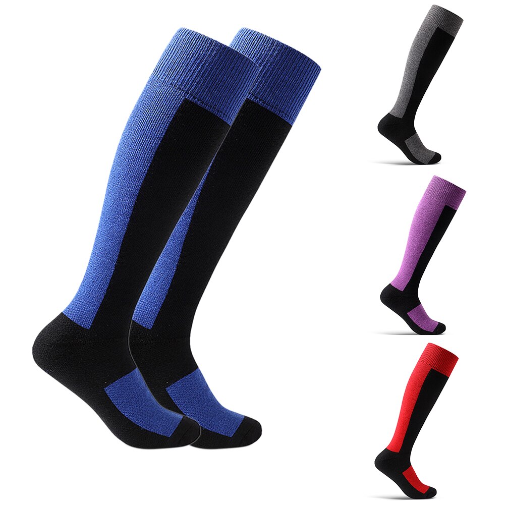 Mannen Vrouwen Outdoor Wandelen Kunstmatige Wol Skateboard Volwassen Warm Ademend Verdikte Winter Sport Elastische Lange Skiën Sok Zachte
