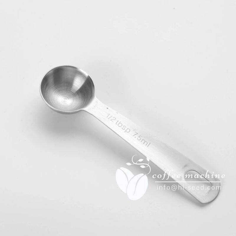 Baked stainless steel measuring spoon four-piece measuring cup commercial kitchen tools about 384 grams milk tea shop supplies: 7.5ml