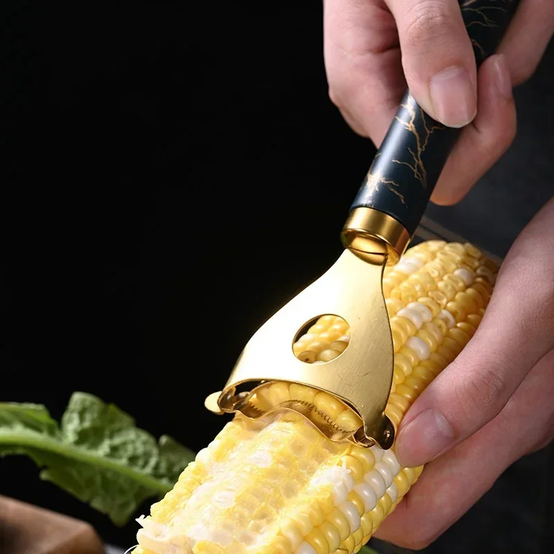 Roestvrijstalen schilmesje Maïsschaafmachine Aardappel Komkommer Dunschiller Visschaalmes Dikker Multifunctioneel huishoudelijk keukengereedschap