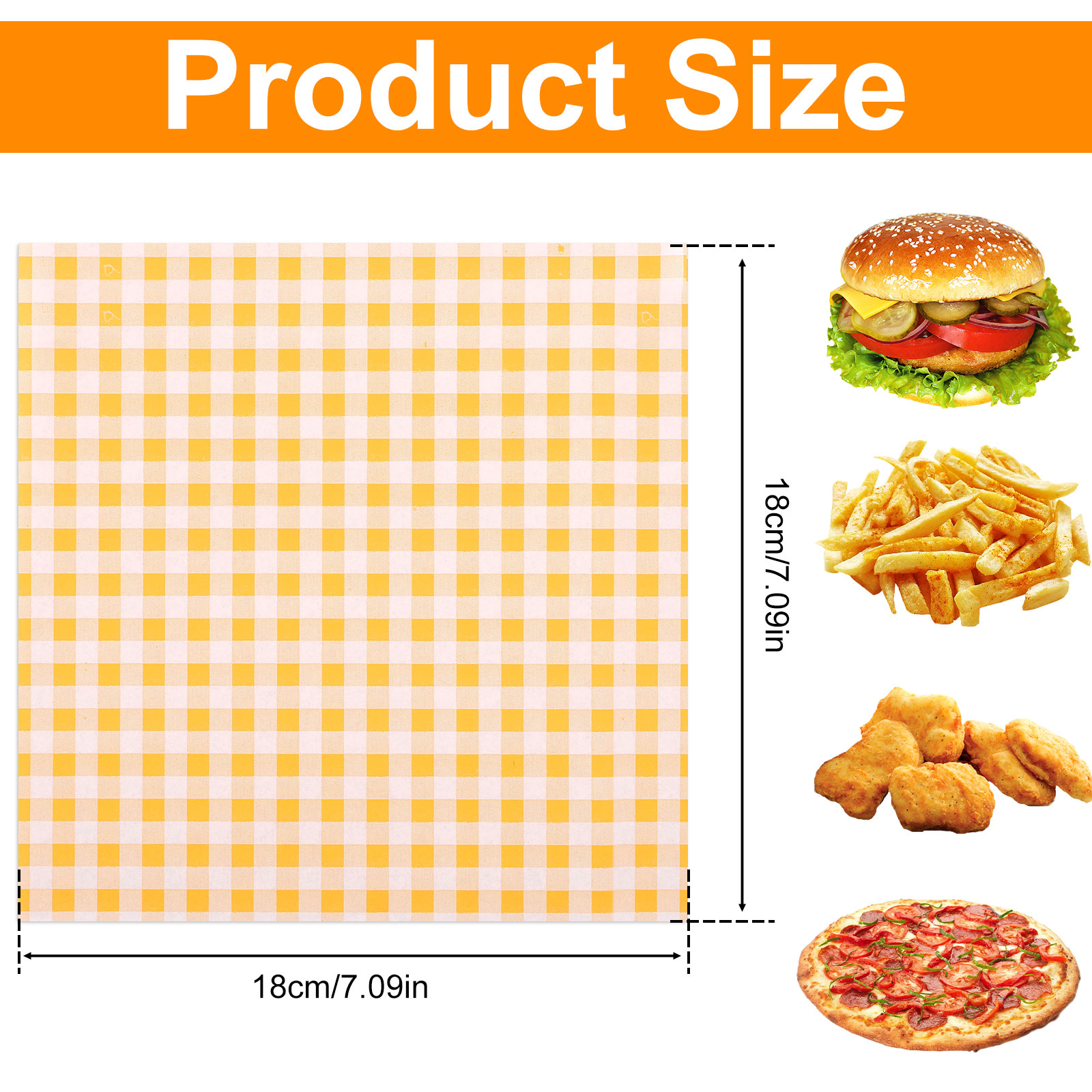 400 Stuks Vetvrij Papier Liners Sandwich Inpakpapier 4 Kleuren Wax Vellen Voor Bbq Picknick Festival Party Fast Food