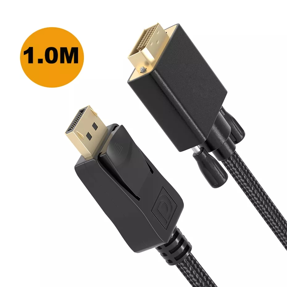 Displayport to DVI Cable Adapter Best DisplayPort to DVI-D single link cable for Nvidia Asus Lenovo HP Dell PC laptop: DP to DVI male 1.0M