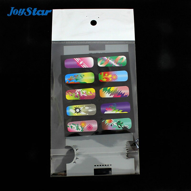 Joystar Salon Airbrush Compressor Kit Airbrush Nail art system Airbrush Makup kit met airbrush Nail Stencil