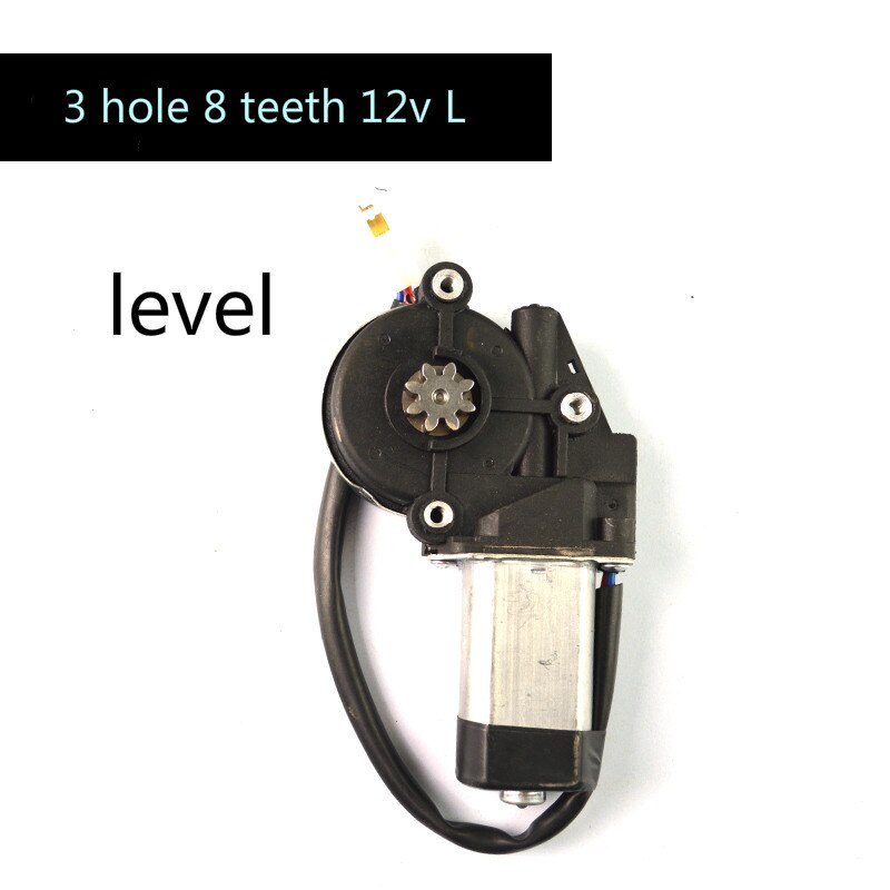 Auto Universal Car Window Motor Glazen Lift Motor 12 V/24 V Elektrische Raam Motor Accessoires Venster Lifter Met gear: 3 hole 8 teeth 12V L
