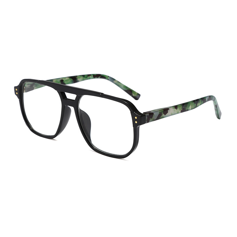 2025 gafas de lectura de aviación mujeres hombres Vintage Anti luz azul gafas para presbicia Polit gafas graduadas + 1,0 ~ + 4,0: Verde / +100