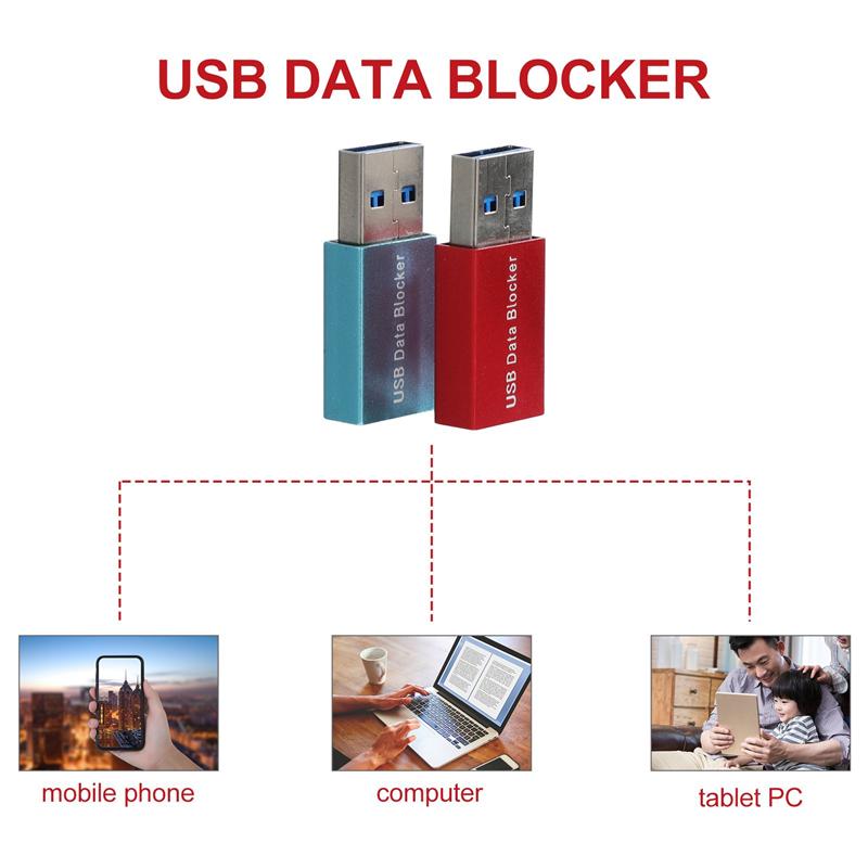 2 Stuks Usb Data Blocker Usb Data Diefstal Defender Sap Jacking Preventie Defender