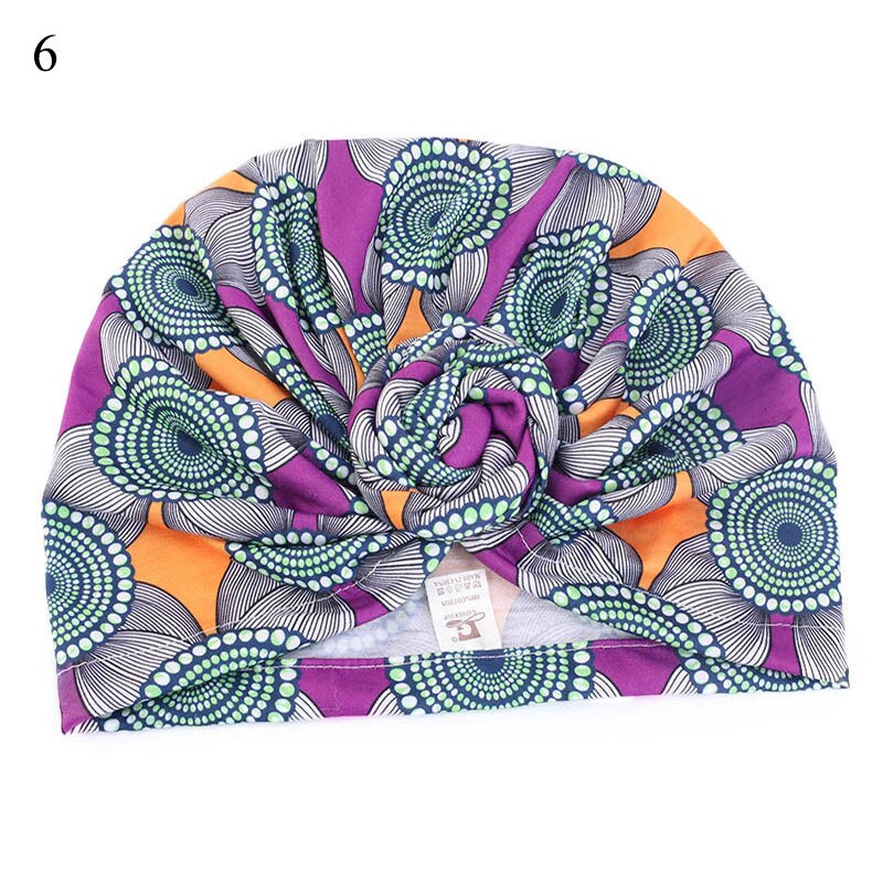 de chaleur africaine bébé populaire enfants beignet Bonnet noeud indien chapeau Parent enfant Extra grand sommeil casquette réglable Satin: 6