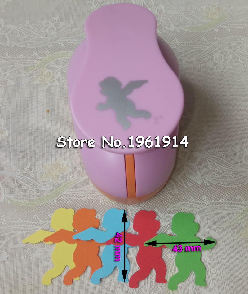 Frete grátis anjo socos 2 craft craft artesanato perfurador cortador de papel scrapbook criança ferramenta artesanato buraco socos dispositivo gravação kidv