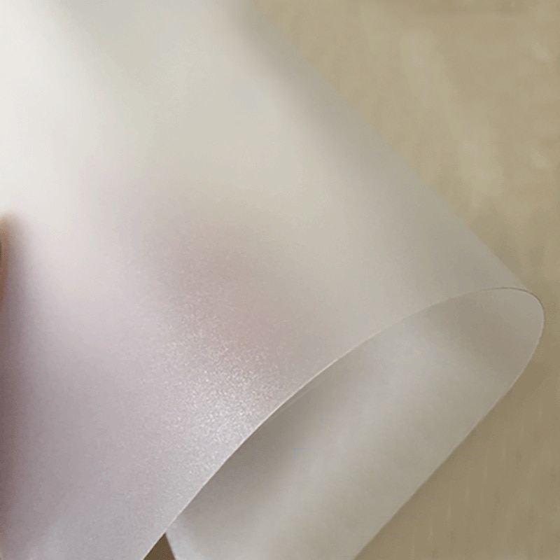 Couverture de reliure transparente mate A4, Film plastique PP pour reliure de documents, couverture de données de contrat, feuille mate pour fourniture de bureau
