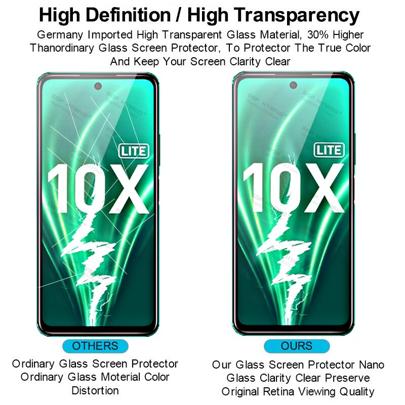 1 Om 2 Camera Glas Voor Huawei Honor 10x Honor10x Lite Beschermende Glas Op Honor 10Xlite 10 X Lite xlite Licht Schoon Screen Sklo