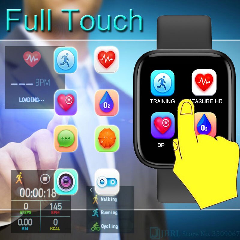 Sport aimant bracelet montre numérique pour femme hd montre-bracelet hommes led étanche montre de téléphone fréquence cardiaque horloge numérique Android IOS