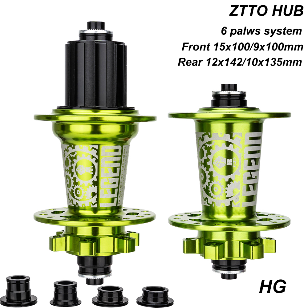 ZTTO MTB Fiets 6 Pallen Schijfremnaaf 32 Gat Hub XD/HG/MS Steekas 12x142 15x100 32H Maza QR 10x135 9x100mm Afgedicht Lager DR290: Bordeaux