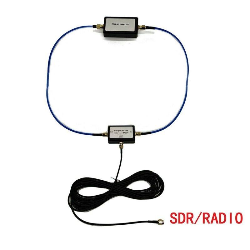 250mW YouLoop Magnetische Antenne Tragbare passiv Magnetische Schleife Antenne mit Niedrigem Verlust Breitband BALUN für HF und VHF