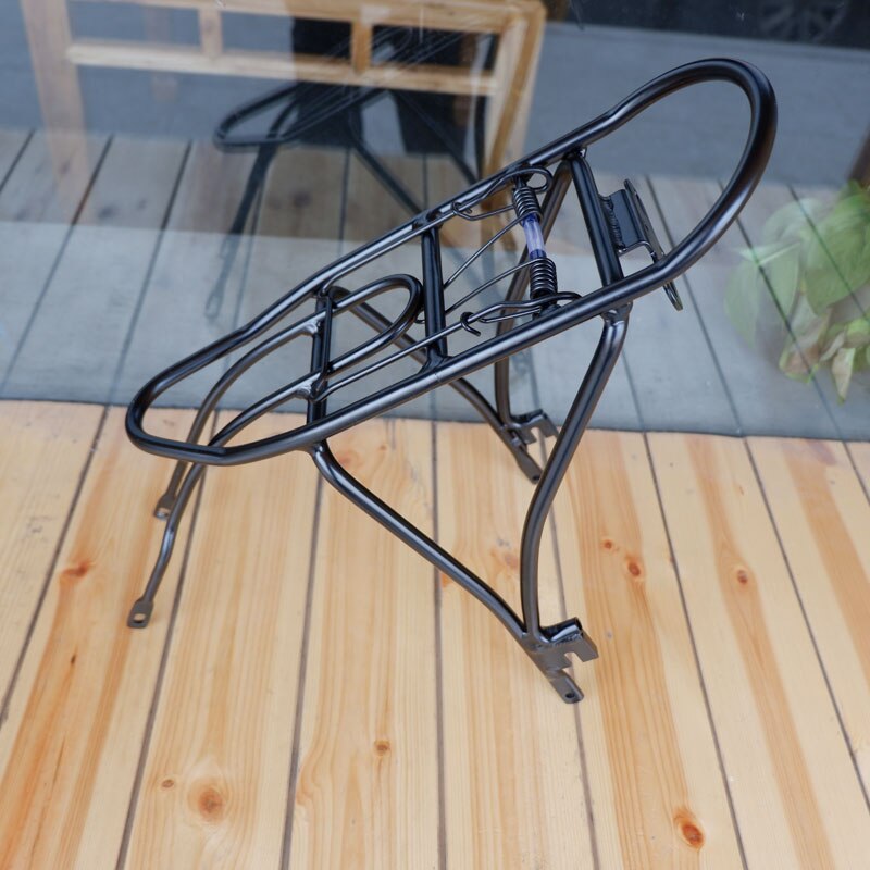 Bastidores traseros de bicicleta de 20 pulgadas para Dahon P8 estante trasero de aleación de aluminio para bicicleta plegable D8 P18 estante trasero: Black and spring