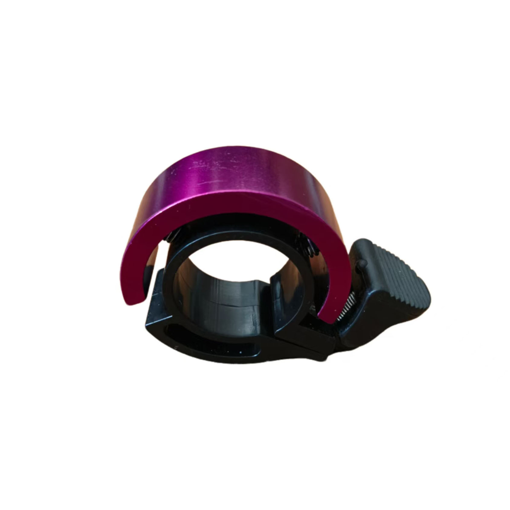 Sonnette de vélo Super forte pour vélo de montagne, klaxon Invisible universel pour adulte, accessoires d'équipement de vélo pliant: Violet