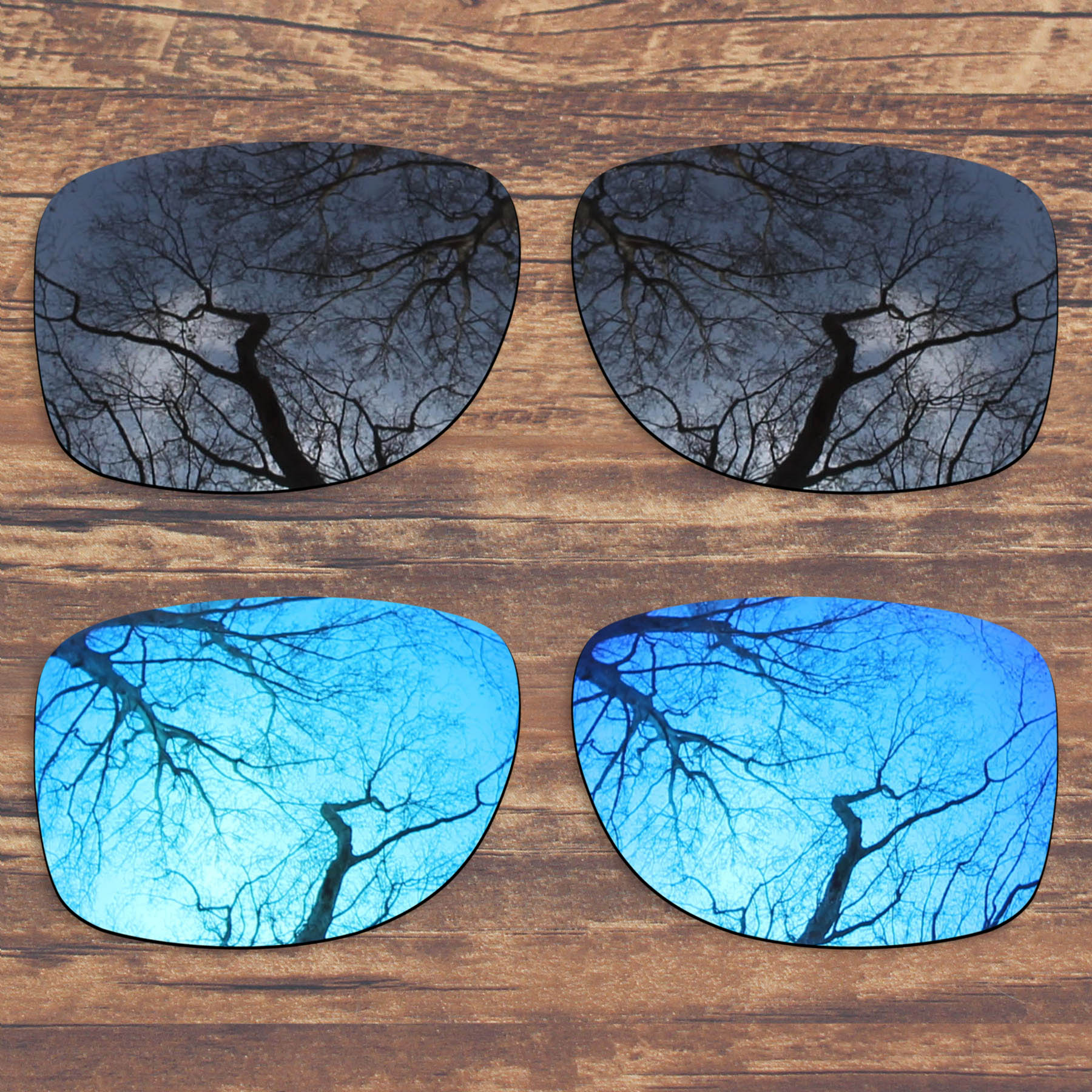 ToughAsNails Polarisierte Ersatz Linsen für Oakley Gauge 8 L OO4124-62 Sonnenbrille-Mehrere Optionen: Black and Blue