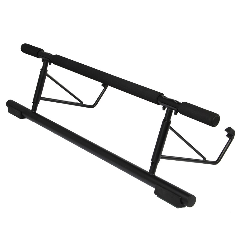 Horizontal Bar Pull-ups Multifunctional Door Fitness Device Fitness Exercise Tool Gym Accessory for Home Doorway (Black)