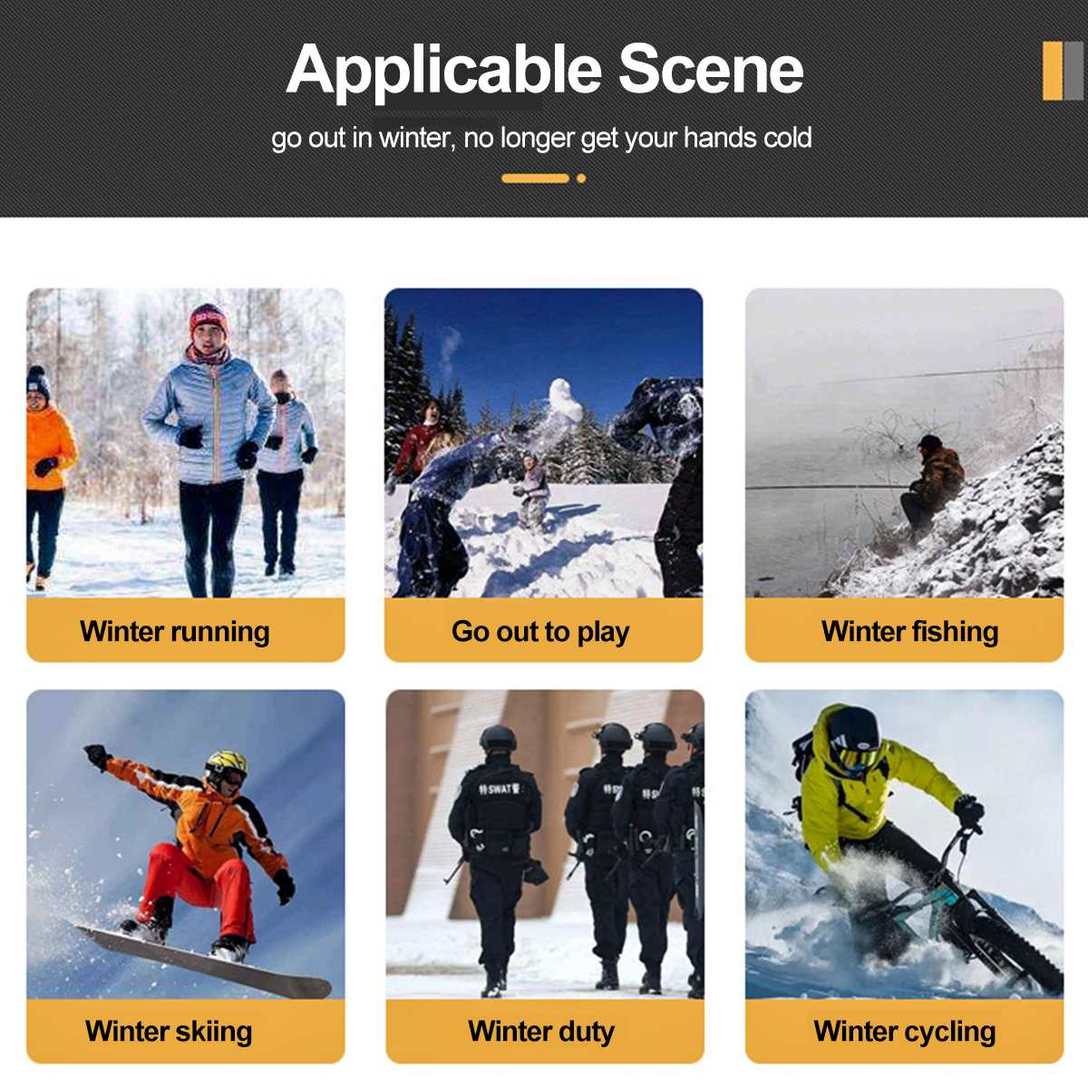 1Pair Motorcycle Gloves Windproof Waterproof Electric Heated Moto Touch Screen Battery Powered Motorbike Riding Gloves Winter