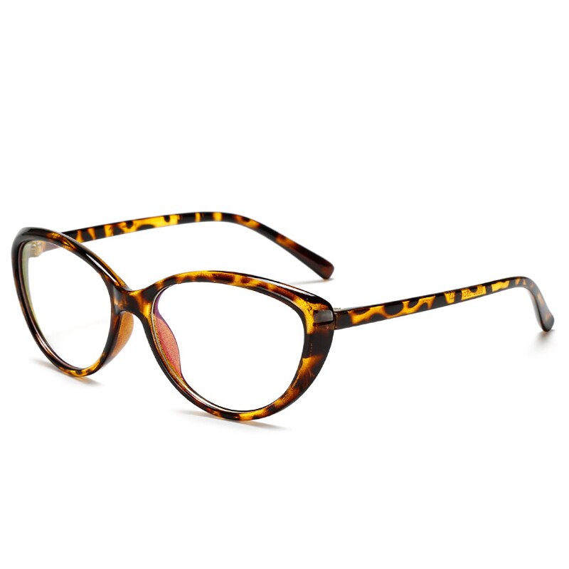 Zilead Spectacle Frame Cat Eye Glasses Frame Clear Lens Women Brand Eyewear Optical Frames Myopia Black Red Eyeglasses Frame: T6