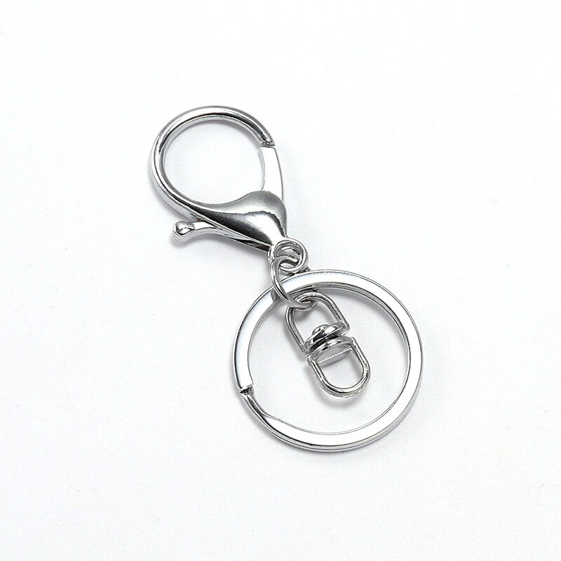 Popular 1PC Classic Key Chain Lobster Clasp Key Ring Key Hook: A Chrome