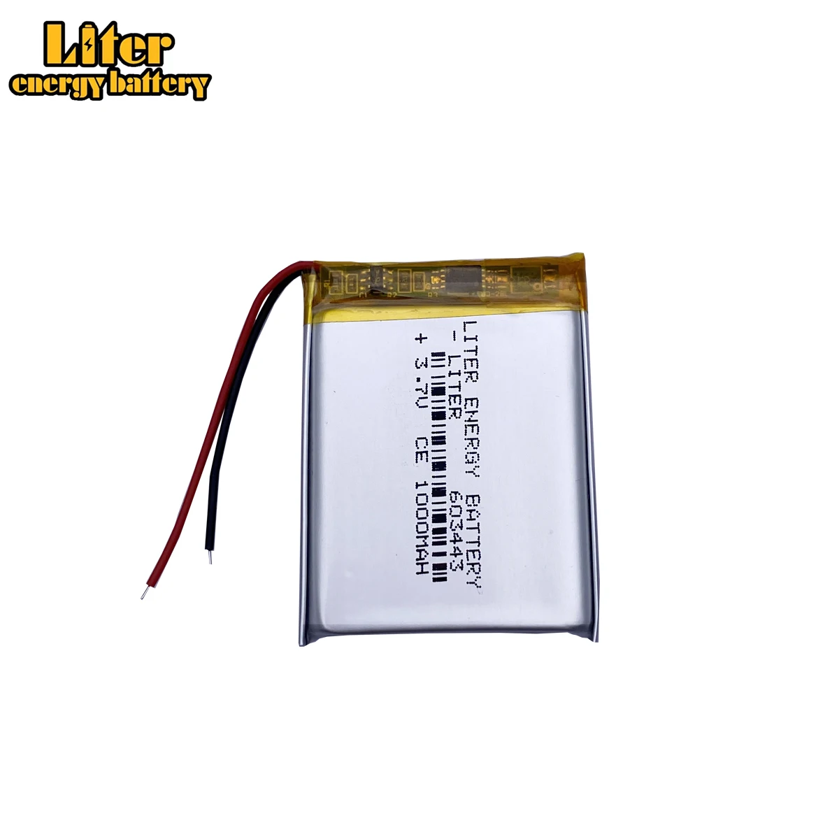 3.7V Li-Polymer Rechargeable Battery 603040 for MP3, Tablets, DVD, E-books, Bluetooth Headsets, Cameras: Yellow