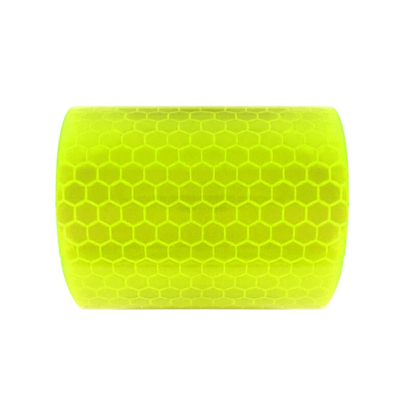Cinta adhesiva reflectante Hi Vis Viz de seguridad de 5CM * 3M, reflectante antiestático para coche, material de vinilo para el Exterior del coche: HoneycombFluorescent
