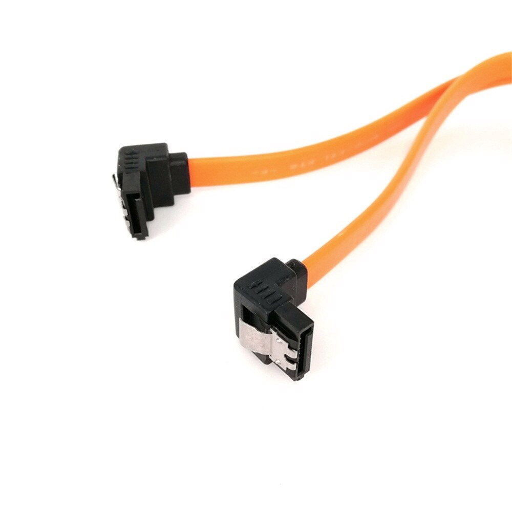 Disco duro Sata 3,0 Iii Sata3 6 gb/S Ssd, Cable de ángulo recto directo de datos, conectores estables profesionales, 45cm, superventas