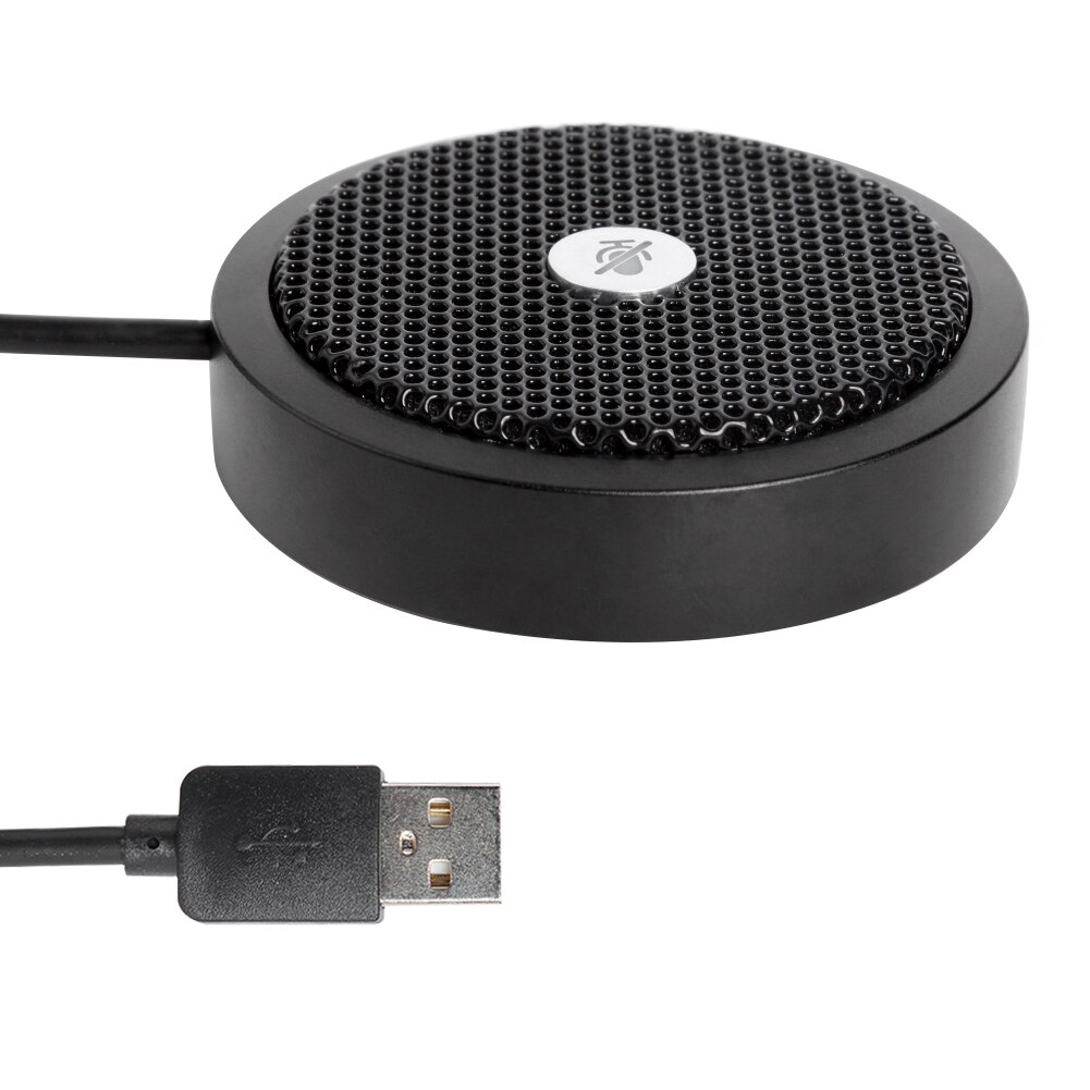 Omnidirectional USB Microphone Video Voice Conference Mic Speaker Microphones USB Rechargeable Meeting for PC PS4