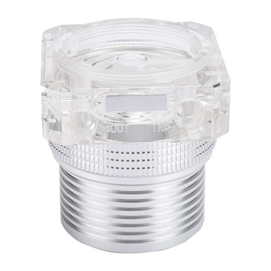 Computer Water Cooling Pump Cover Aluminum Transparent Housing Set Support D5 WT