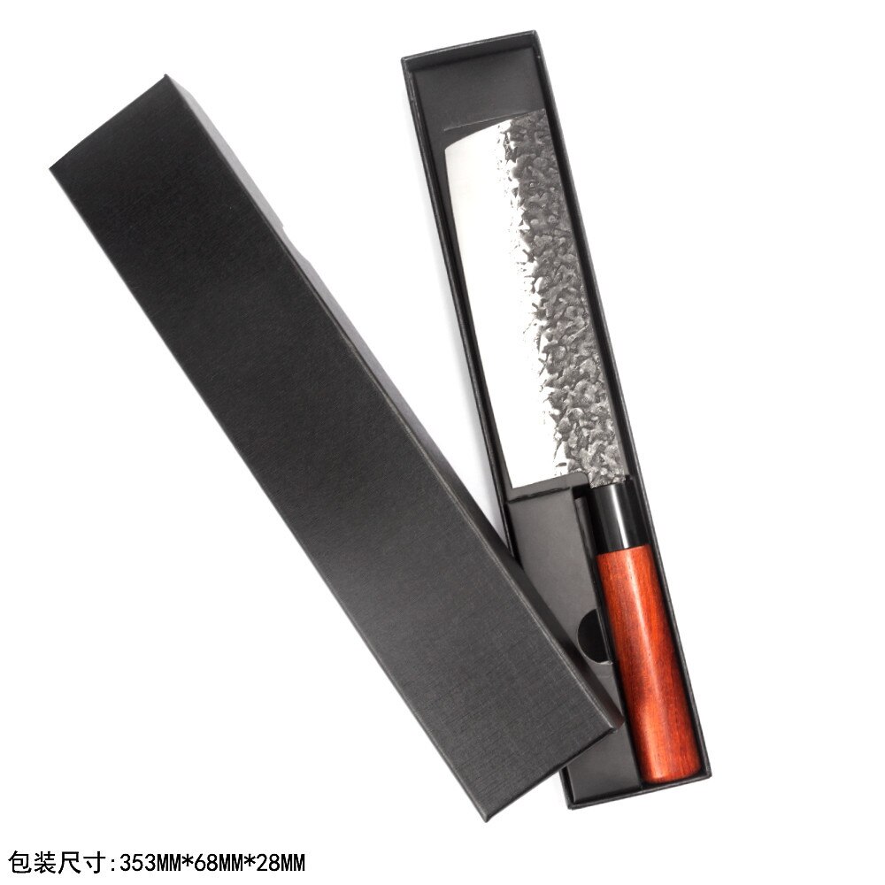 Couteau de Chef japonais forgé à la main, ustensile de Chef pour le saumon, Sushi, Sashimi, couteau à fileter le poisson, couteau de cuisine en acier inoxydable: B