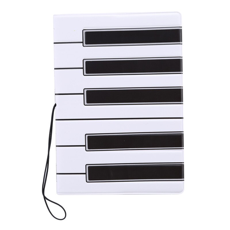 14*10cm Men And Women Piano Keys Case Passport Cover Men 3D Synthetic Leather Travel Passport Holder