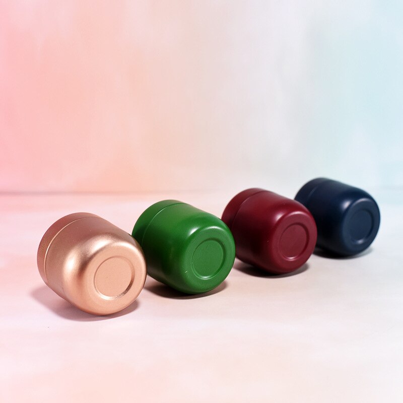 15g Mini Tinplate Tea Storage Tea Tins Round Sealed Tea Spice Container Portable Small Tin Can for Business Trip
